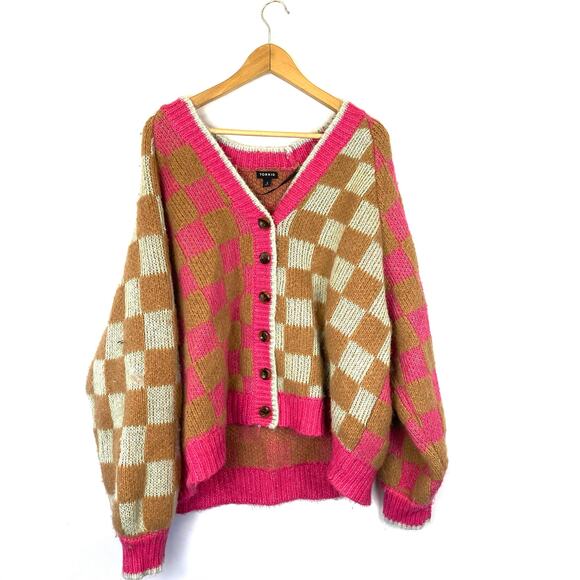 torrid Sweaters - Torrid chunk cardigan v-neck button front wool blend sweater Size 4X